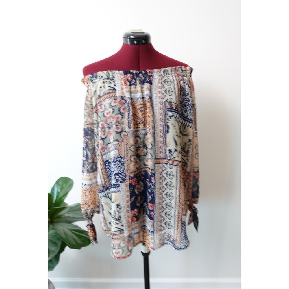 Westport Blouse Women Off Shoulder Top Size L